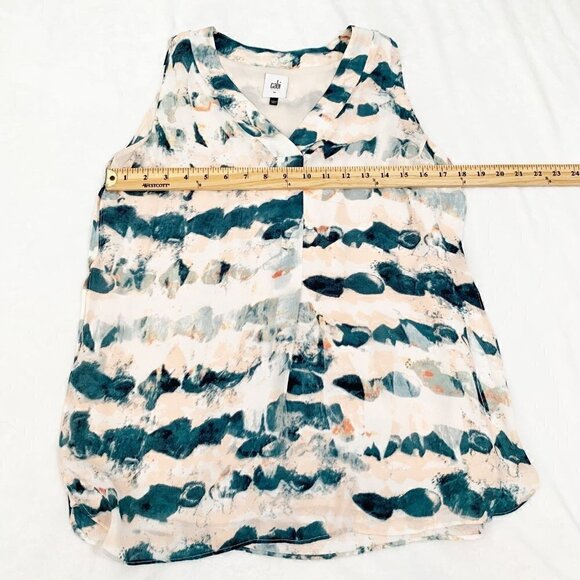 Cabi‎ pastel lined lightweight vneck sleeveless tank top - Size XS - Picture 8 of 9